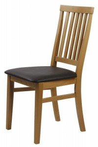 dubová jídelní židle